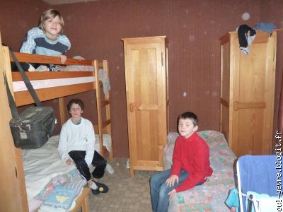 Lits de Lucas, Quentin et Jordan
