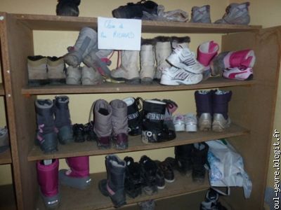local à chaussures